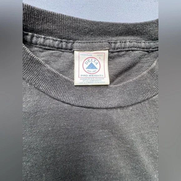 Vintage Y2K Dark Star Orchestra Black Long Sleeve Center Logo Shirt Large #1168 - Picture 3 of 6